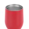 Makerflo 12 oz Powder Coated Wine Tumbler with Leak-Proof Clear Lid, Ideal for Craft and Personalization (Laser Engraving, UV DTF, Epoxy, and Vinyl)